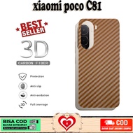 GARSKIN CARBON GOLD XIAOMI poco C81 C81 PRO C81X SKIN PROTECTOR