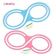 [Lohobby] 8 Shaped Knitting Loom Set Long Knitting Board Loom Craft Yarn Kit DIY