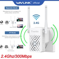 Wavlink N300ตัวขยายแนวไวไฟ2.4Ghz เครื่องจับสัญญาณไร้สายพร้อมพอร์ตอิเทอร์เน็ตสำหรับบ้านเครื่องขยายสัญ