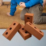 MagiDeal 4 Pieces Foam Building Blocks for Kids, Brick Blocks, Thick Large Early Learning Stacking T