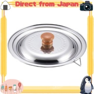 YOSHIKAWA / stainless steel YUKIHIRA saucepan with LID for 16cm and 18cm sizes YH9497 / 5L 155g silv