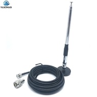 27Mhz 20W 1.5dbi BNC Penyambung Lelaki Antena Whip + Pangkalan Magnetik PL259 Penyesuai Lelaki untuk