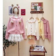 Colored turtleneck cardigan - AL0365