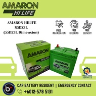 [ 85D23L ] Amaron Hi-life | Car battery Bateri kereta |Toyota Vellfire Alphard Estima Subaru XV Mazda Proton Preve Exora