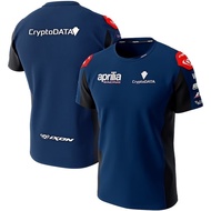 S-5XL Ready stock Aprilia RNF Motorcycle Racing 2023 Team T -shirt, 2025 New Outdoor Sports Training