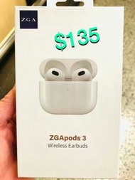 ZGA Bluetooth  ZGApods3  藍芽耳機