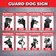 Dog Signage, Beware Of Dog Signage, Dogs Signage