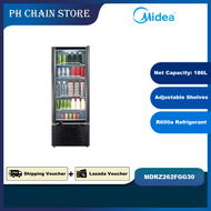 MIDEA 187L-980L CHILLER SHOWCASE / REFRIGERATOR | MDRZ262FGG30 MDRZ304FGG30 MDRZ434FGG30 MDRZ562FGG3