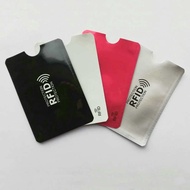 2pcs Anti Rfid Blocking Card Wallet Reader Lock Bank Card Holder Id Bank Card Case Protection Metal Credit NFC Holder