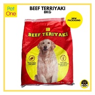 8KG BEEF TERRIYAKI ADULT DOG FOOD (SOLD PER BAG) ~ PET ONE