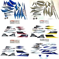 YAMAHA RXZ CATALYZER BODY GRAPHIC STICKER ORIGINAL HLY COVERSET DECAL 5PV CATAL COVER SET