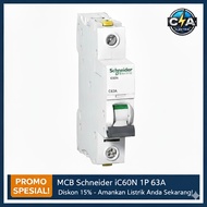 Schneider MCB 63A 1P type IC60N C63 Ampere 1phase 63a 1 p Mini Circuit Breaker Electrical Socket Saf