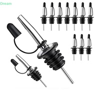  5Pcs Stainless Steel Wine Pourer Durable Wine Liquor Flow Bottle Stopper Spout Bottle Pourer Stopper For Bottle Bar Accessorie On Sale