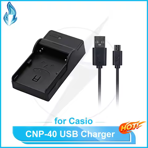 CNP-40 NP40 NP 40 NP-40 Battery USB Charger for Casio FC100 FC100BK FC150BK Z30 Z50 Z100 Z100SR Z300