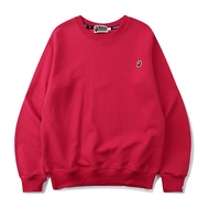 Bape Mini Ape Head Embroidery Sweatshirt SolidโดยA Bathing Apeเสื้อกันหนาวลำลอง