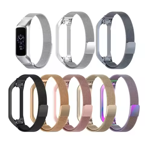 Stainless Steel Correa For Samsung Galaxy Fit2 R220 Band Metal Magnetic Loop Replacement Watch Brace