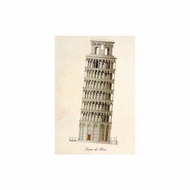 義大利 IFI 明信片 比薩斜塔