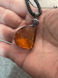緬甸天然琥珀吊飾amber 蜜蠟禮物