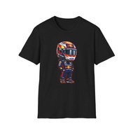 Mini Max Verstappen Cartoon F1 Driver T Shirt 100% Cotton T Shirt