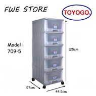 Toyogo 5 Tier Plastic Drawer  / Cabinet / Storage Cabinet 709-5