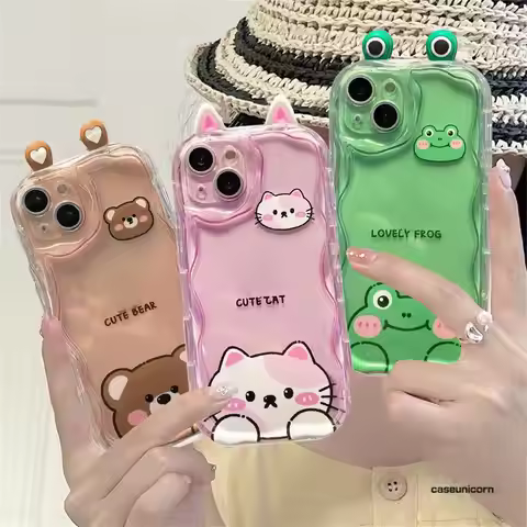 Phone Case For Samsung Galaxy S24 S23 S21 Plus Ultra S23FE S21FE S20FE A35 A25 A12 A52 Cover Cute Fr
