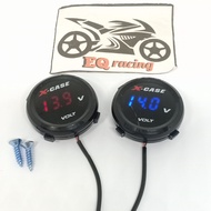 Voltmeter Aki model Rizoma Waterproof Bulat Voltmeter