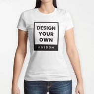 高檔純棉圓領女装T恤