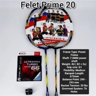 FELET Badminton Racket Prime 20 35LBS 100% Original