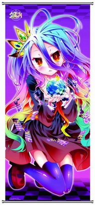 遊戲人生 白款小掛軸
