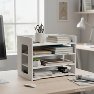 Office Storage A4 Shelf Organize Storage Desktop Storage Box Layered File Box File Multi-Layer Data 