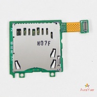 [AuraYuer] 1Pcs Game Console Accessories Replacement Parts For 3DS/NEW 3DS Micro SD Card Slot Soet T