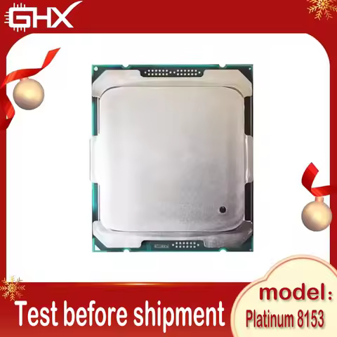 Xeon Platinum 8153 CPU 14nm 2.0GHz 22MB 125W 16-Cores 32-Thread Processor LGA3647 Platinum8153