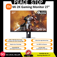 [1 Year Warranty] Xiaomi Mi 2K Gaming Monitor 27" 165Hz ultra-high refresh rate 1ms IMBC* response time QHD DisplayHDR"