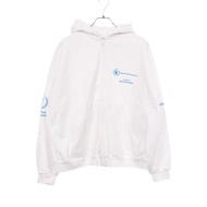 【สินค้ามือสอง】 บาเลนเซียก้า BALENCIAGA เสื้อฮู้ด BALENCIAGA × WFP บุขนด้านใน 674728 ผ้าคอตตอน ×WFP เ