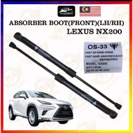Toyota Lexus NX200 NX200T Front Bonnet Damper Boot Absorber Gas Spring Set Tailgate Penyerap Bonet D