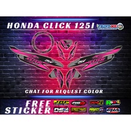 HONDA CLICK 125 I PINK DECAL STICKER