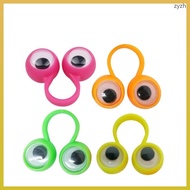 zhiyuanzh  10 PCS Rings for Kids Children Gift Toys Finger Big Eyes Puppets Intelligent