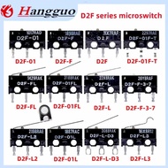 10PCS/Lot D2F Series Microswitch D2F-L L2 L3 01L L-D3 01FL-T D D2F-F-3-7 A1 Stroke Microswitch D2F-F