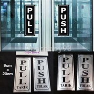 20x9cm Aluminium Signboard/Door Wall Sticker/Sticker push and pull