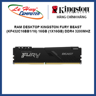 Ram Máy Tính Kingston Fury Beast Black 16GB (1x16GB) 3200MHz DDR4 (KF432C16BB1/16)