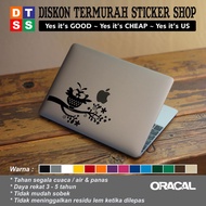 Sticker Aksesoris Laptop Apple Macbook Owl 03