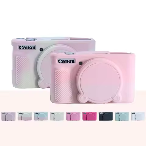SX740 Silicone Soft Case Camera Bag Skin for Canon PowerShot SX730 SX740 SX740HS Rubber Camera Case 