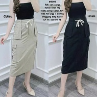 Yerli CARGO LINEN Skirt HQ 001