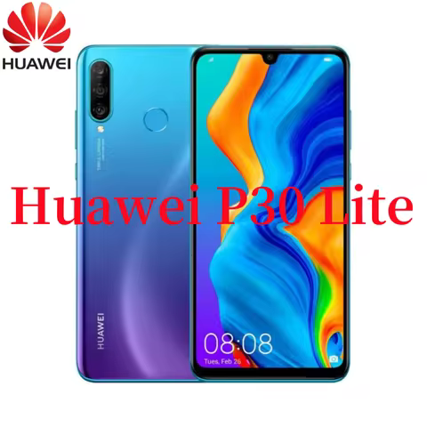 HUAWEI P30 Lite Smartphone Android 3340mAH 6GB RAM 128G ROM 6.15Inch 1080x2312HD 24+32MP Global Visi
