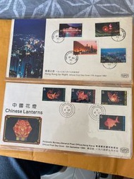 香港郵票 中國花燈之夜郵票1984年，香港之夜郵票1983年