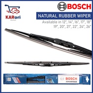 BOSCH ADVANTAGE WIPER BLADE - SINGLE SIZE / BOSCH SILICONE WIPER