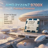 AMD | AMD Ryzen 7 9700X 8-Core 16-Thread Up to 5.5GHz Socket AM5 PCIe 5.0 L3=32M DDR5 65W without fa