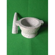 Mortar + Monolithic Granite Pestle 22cm