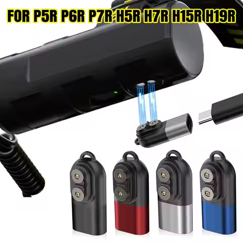 Type C Magnetic Charger USB C Charging Adapters For Ledlenser H5R P6R H7R H15R P18R H19R Flashlights