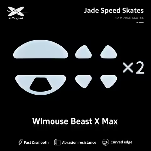 X-Raypad Jade Speed Skates for Wlmouse Beast X Max